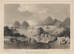 Simoda vom amerikanischen Friedhof, 1885 von Wilhelm Joseph Heine