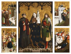 Altarbild der heiligen Barbara von Wilhelm Kalteysen