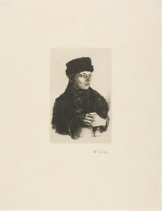 Bauernjunge mit Krug von Wilhelm Maria Hubertus Leibl