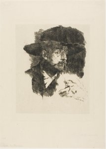 Der Raucher von Wilhelm Maria Hubertus Leibl