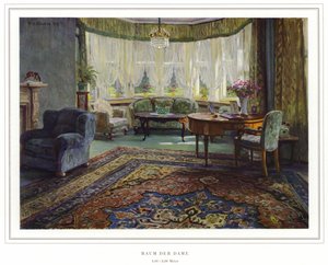 Geschäft der Teppichhersteller Halbmond-Teppichfabrik Von Koch und Te Kock von Wilhelm Ludwig Heinrich Claudius