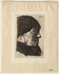 Kopf eines Bauern, 1874 von Wilhelm Maria Hubertus Leibl