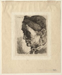 Kopf einer Bäuerin, 1874 von Wilhelm Maria Hubertus Leibl