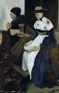 Drei Frauen in der Kirche, 1882