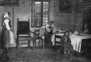 Ein italienisches Interieur von Wilhelm Marstrand