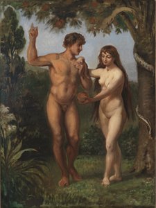 Eva verführt Adam
