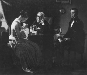 Besuch des Freiers von Wilhelm Marstrand