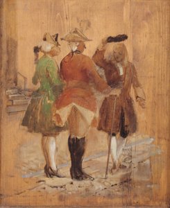 Holberg weicht Jacob von Thyboe und Jean de France aus von Wilhelm Marstrand