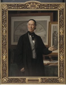 Der Kunsthistoriker N.L. Høyen von Wilhelm Marstrand