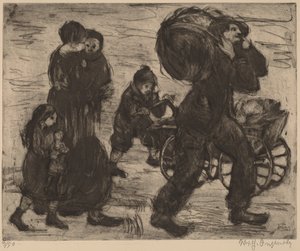 Flüchtlingsfamilie