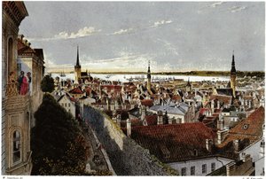 Ansicht von Reval, ca. 1855 von Wilhelm Siegfried Stavenhagen