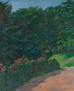 Landschaft, 1910 von Wilhelm Trübner