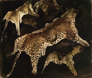 Leopardenfelle von Wilhelm Trübner