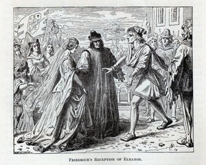 Friedrichs Empfang von Eleonore, 1882