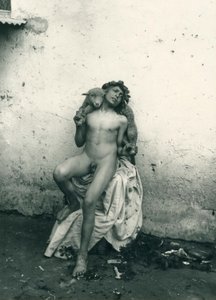 Junger Junge mit Schaf, Sizilien, ca. 1899 von Wilhelm von Gloeden