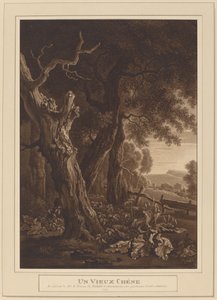 Alte Eichen in einer Landschaft von Wilhelm von Kobell, after Jan Wijnants