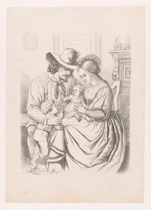 Familie mit kleinen Kindern