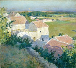 Mittsommerdämmerung, ca. 1890 von Willard Leroy Metcalf