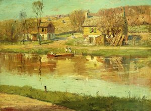 Reflexionen im Wasser, um 1895-1919