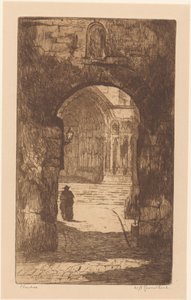 Chartres von Willem Adrianus Grondhout (signed by artist)