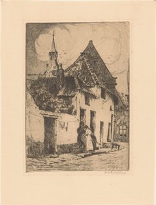 Hattem von Willem Adrianus Grondhout (signed by artist)