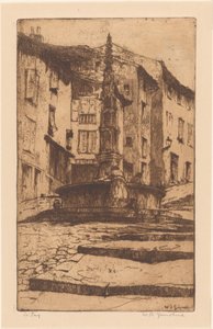 Le Puy von Willem Adrianus Grondhout (signed by artist)
