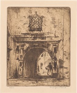Ulm von Willem Adrianus Grondhout (signed by artist)