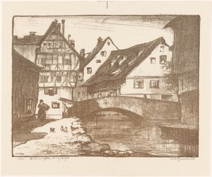 Ulm von Willem Adrianus Grondhout (signed by artist)