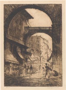 Verona von Willem Adrianus Grondhout (signed by artist)