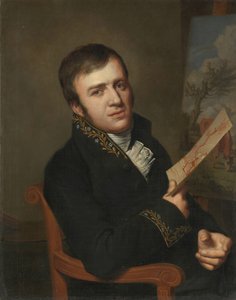 Jan (Baptist) Kobell II (1778-1814), Maler, in der Uniform eines Mitglieds des Königlichen Instituts für Wissenschaft, Literatur und die Schönen Künste