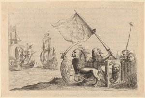 Löwen schützen den Garten der Vereinigten Provinzen, 1634