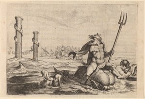 Neptun und die Säulen des Herkules, 1634