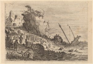 Heiliger Paulus Schiffbruch auf der Insel Malta von Willem Basse