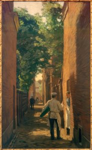 Gasse in Den Haag von Willem Bastiaan Tholen
