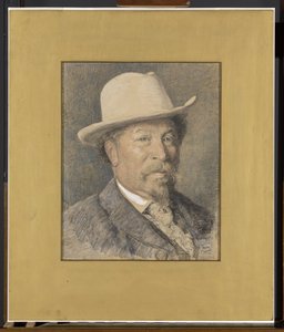 Porträt des Malers Gerardus Johannes Roermeester (1844-1936)