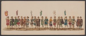Delfter Umzug von 1862, fünfte Gruppe von Willem Bernardus IJzerdraat
