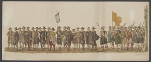 Delfter Umzug von 1862, siebte und achte Gruppe von Willem Bernardus IJzerdraat