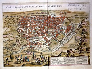 Kairo. Atlas von Wilhelm Blaeu, Amsterdam 1630. von Willem Blaeu