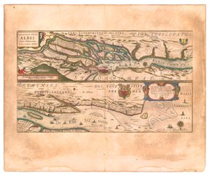 Celeberrimi Fluvii Albis nova delineatio (Der sehr berühmte Fluss Elbe neu dargestellt)