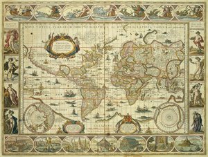 Nova Orbis Geographica ac Totius Terrarum Hydrographica, Willem Janszoon Blaeu, Amsterdam