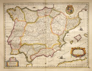 Spanien aus Theatrum Orbis Terrarum von Willem Bleau, Amsterdam von Willem Blaeu