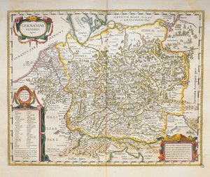 Veteris Germany aus Theatrum Orbis Terrarum von Willem Bleau, Amsterdam