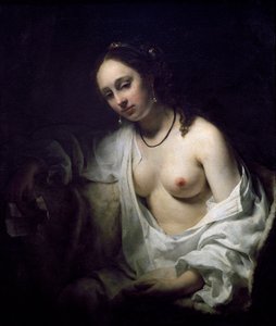 Bathseba erhält einen Brief von David, von Willem Drost