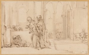 Petrus und Johannes am Tempeltor