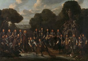 Allegorie auf das Aufblühen der niederländischen Fischerei nach dem Zweiten Englisch-Niederländischen Krieg (1665-67) von Willem Eversdijck (attributed to)