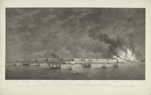 Ansicht des Brandes und Beschusses der Stadt Antwerpen am 27. Oktober 1830, unter dem Befehl von S. Exz. Lt. Gen. Baron D.H. Chassé