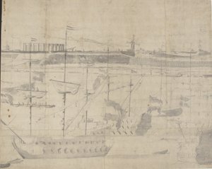 Die holländische Flotte vor Kopenhagens Reede 1658 von Willem I van de Velde