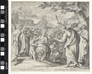 Christus segnet die Kinder von Willem Isaacsz. van Swanenburg