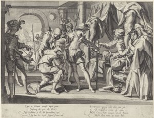 Graf Wilhelm III. von Holland gibt den Befehl zur Enthauptung seines Vogts (Serie: Thronus Justitiae)