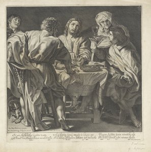 Mahlzeit in Emmaus von Willem Isaacsz. van Swanenburg